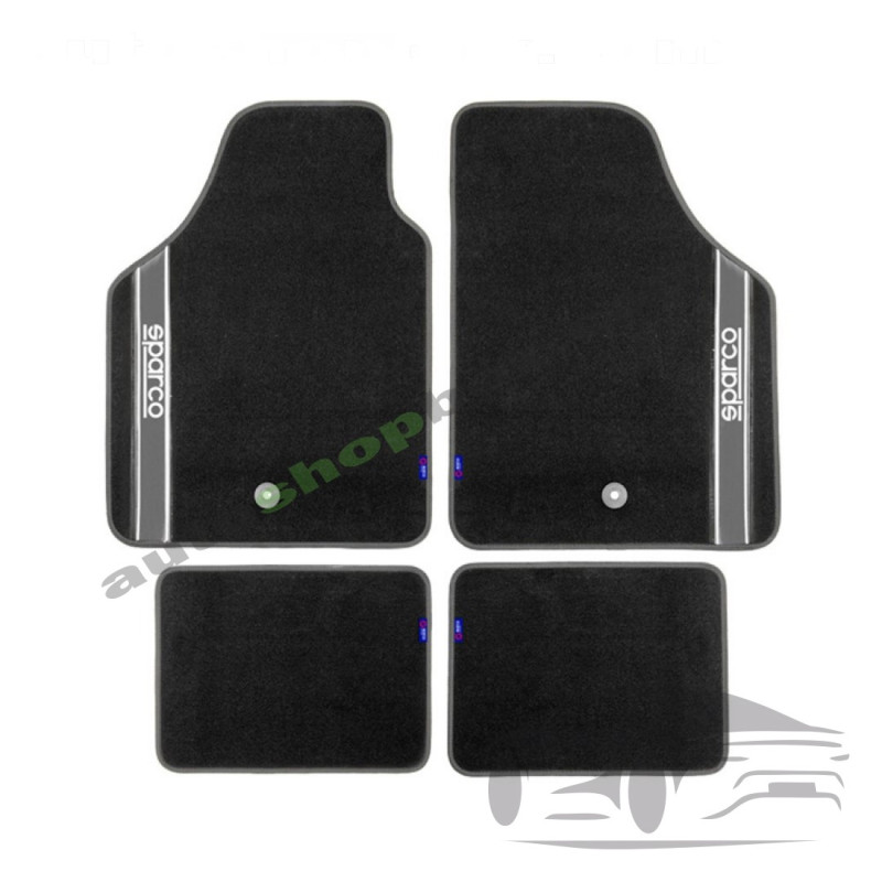 Универсални мокетни стелки Sparco - 03763BAR със сиво