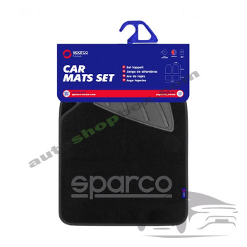 Стелки мокет SPC1903A Sparco Черни-Червени 4БР/К-Т