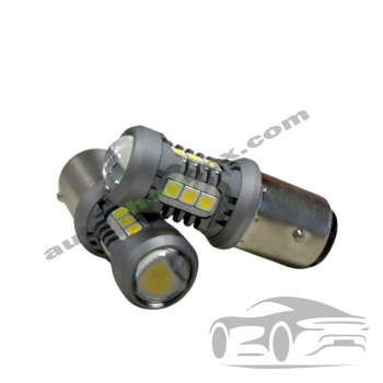 LED крушки P21/5W с две светлини 12V 2бр комплект