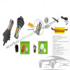 LED крушки 2 в 1 Дневни светлини (DRL) + Мигач BAU15S (PY21W) – 1000LM, 20W, силиконов адаптер, комплект 2 бр.