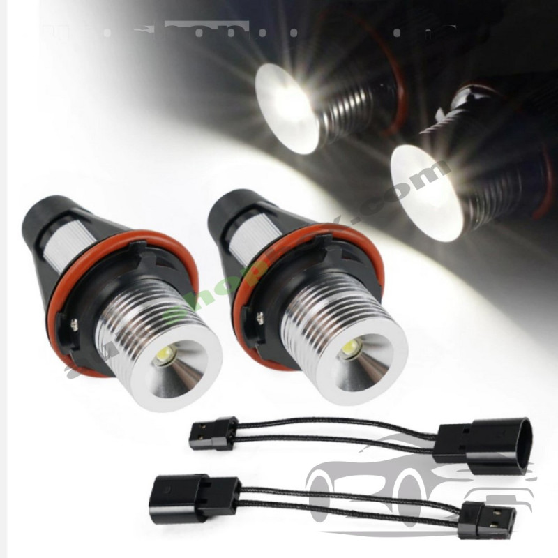 Диод за ангелско око 5W Бели - E39,E53,E60,E61,E64 2бр/к-т