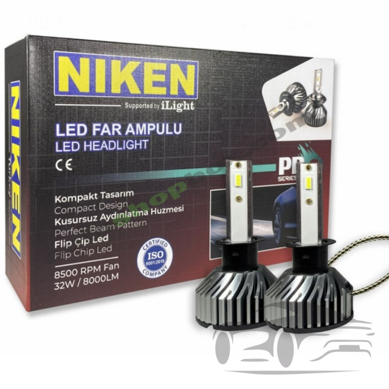 Диодни крушки NIken H1 ПРО 2бр/к-т