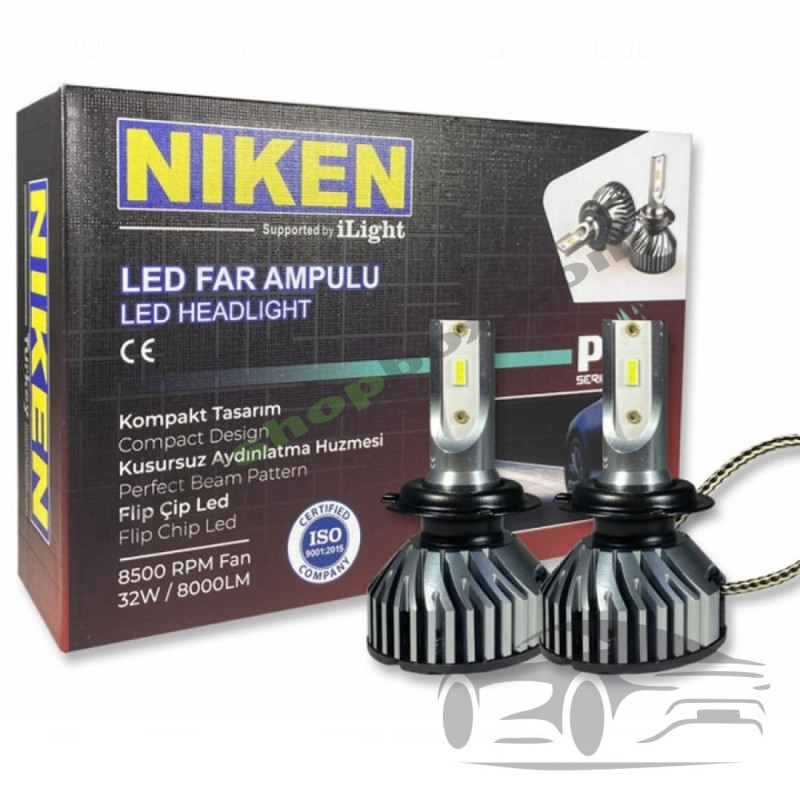 Диодни крушки Niken H7 ПРО 2бр/к-т
