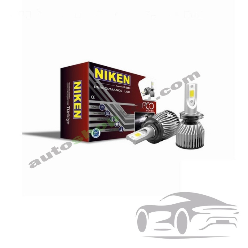 Диодни крушки NIKEN H7 ЕКО - 2бр/к-т