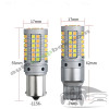 Универсални LED крушки 2 в 1 за Дневни светлини (DRL) + Мигач (Switchback) BA15S (1156) – 4140LM, CANBUS, 12V (комплект)