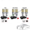 Универсални LED крушки 2 в 1 за Дневни светлини (DRL) + Мигач (Switchback) BA15S (1156) – 4140LM, CANBUS, 12V (комплект)
