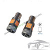 Диодни LED крушки за мигачи P21W / BAU15s (PY21W), оранжеви, комплект 2 бр. 