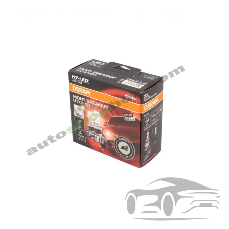 Диодни крушки- фар за дълги светлини H7 OSRAM  NIGHT BREAKER LED GEN 2- 2бр/к-т 