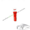 Крушка интериор T5W Mtech Stadard 12V, 0,2W червена - 2бр.