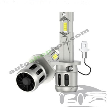 Диодни LED крушки Motohama Mini H1, 2600lm, 6000K, 12V, 30W - комплект 2 бр.