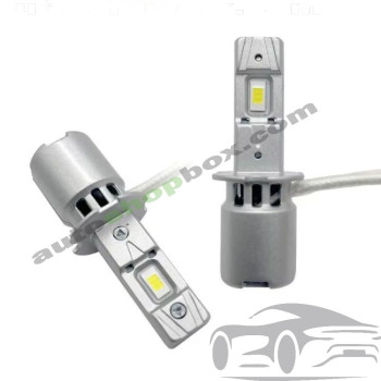 Диодни LED крушки Motohama Mini H3, 2600lm, 6000K, 12V, 30W - комплект 2 бр.