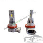 Диодни LED крушки Motohama Mini H8, 2600lm, 6000K, 12V, 30W - комплект 2 бр.