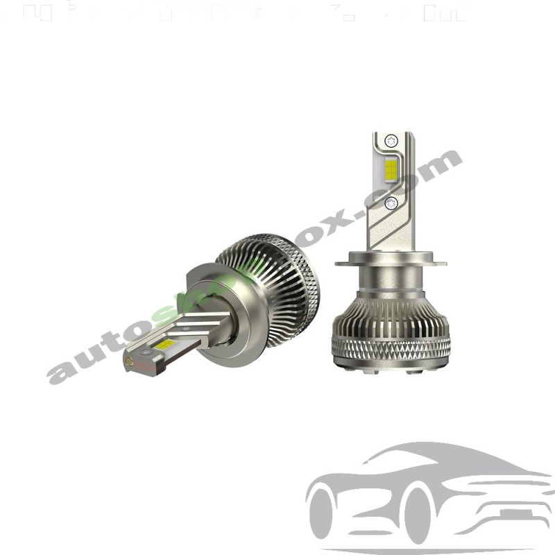 LED диодни крушки за кола Motohama (Мотохама) X16 – H7, 12V, 120W, 6000K (Бяла светлина)