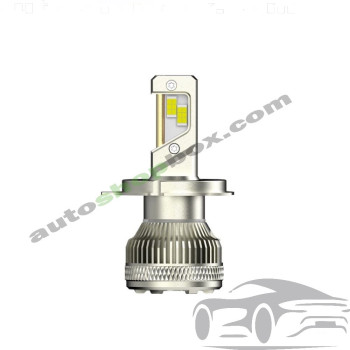 LED диодни крушки за кола Motohama (Мотохама) X16 – H4, 12V, 120W, 6000K (Бяла светлина)