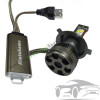 LED диодни крушки за кола Motohama (Мотохама) X16 – H4, 12V, 120W, 6000K (Бяла светлина)