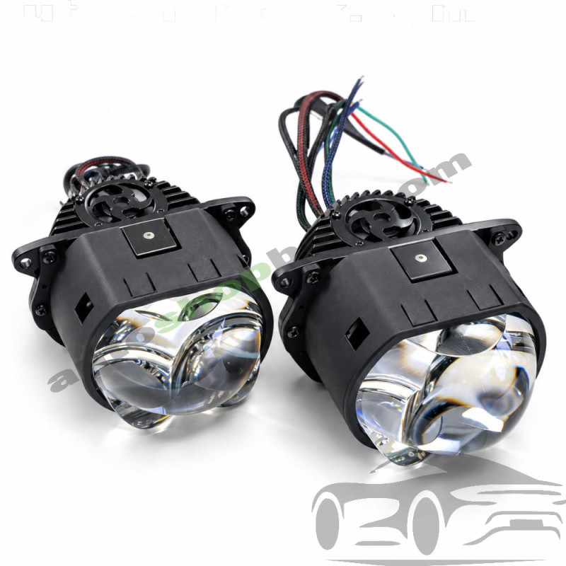 Bi-LED прожекторни лупи за фарове ZDG4, 80W, ZD Auto Light – комплект 2 бр.