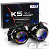 Bi-LED прожекторни лупи за фарове K5 Laser, 3" (76mm), 55W, 6500K – комплект 2 бр.