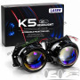 Bi-LED прожекторни лупи за фарове K5 Laser, 3" (76mm), 55W, 6500K – комплект 2 бр.