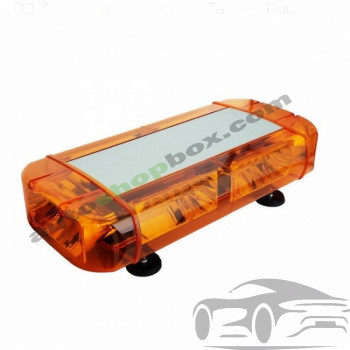 LED Сигнална лампа МАЯК  - 24V с COB диоди и магнит (425mm)