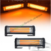 Комплект компактни COB LED сигнални лампи МАЯК (2 бр.) - 12V/24V, за предно стъкло/табло