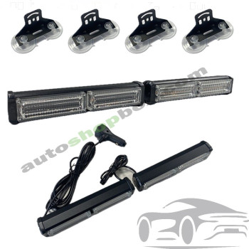 Компактна LED сигнална лампа МАЯК с вакуум (16.5см) - 12V/24V
