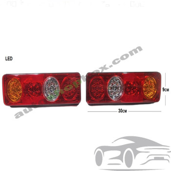 Диоден LED стоп за ремарке 12V (30х9 см)