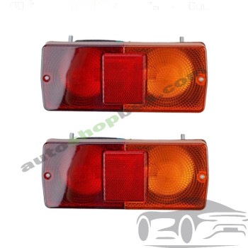 Комплект водоустойчиви LED стопове за ремарке с букса 4 пина 18см (12V) - 2 броя