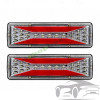 Комплект големи LED стопове за камиони и платформи 30см (12V/24V) - 2 броя