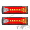 Комплект големи LED стопове за камиони и платформи 30см (12V/24V) - 2 броя