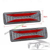 Комплект големи LED стопове за камиони и платформи 30см (12V/24V) - 2 броя