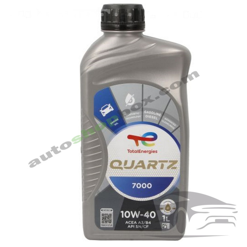 Моторно полусинтетично масло Total Quartz 7000 10w40 1L бензин и дизел