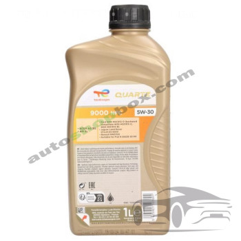 Двигарелно синтетично масло Total Quartz NFC 9000 - 5W30 1L за бензинови и дизелови двигателли