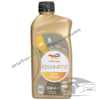 Двигарелно синтетично масло Total Quartz E 9000 - 5W40 1L за бензинови и дизелови двигателли