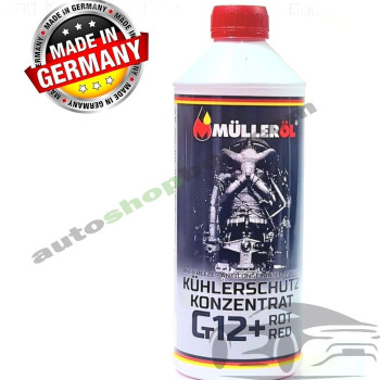 Антифриз концентрат MULLER (Мюлер) – Червен G12+, 1.5 литра“