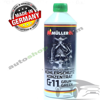 Антифриз концентрат MULLEROL (Мюлерол) – Зелен G11, 1.5 литра