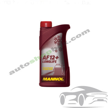 Антифриз концентрат MANNOL (Манол) AG12+ (-76°C) – Червен, 1 литър