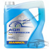 Готов антифриз MANNOL (Манол) AG11 (-40°C) – Син, 5 литра