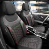 Тапицерия за седалки Otom Carbon (черно/червено)