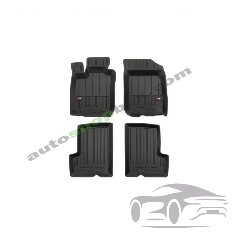 3D Оригинални гумени стелки FROGUM DACIA DUSTER; RENAULT DUSTER 04.10-01.18, SUV, version: AWD/4WD / Standard, (before lift)