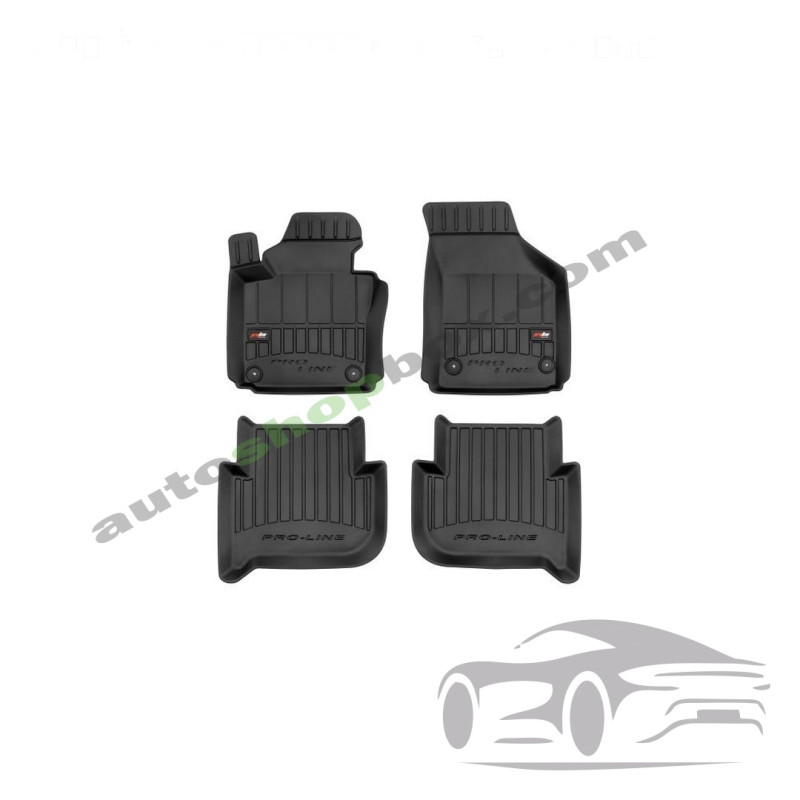3D Оригинални гумени стелки FROGUM VW TOURAN 02.03-05.10, Minivan, (before lift)