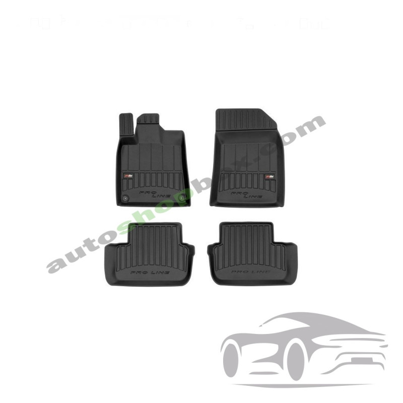 3D Оригинални гумени стелки FROGUM PEUGEOT 407 03.04-02.11, Saloon / Station wagon