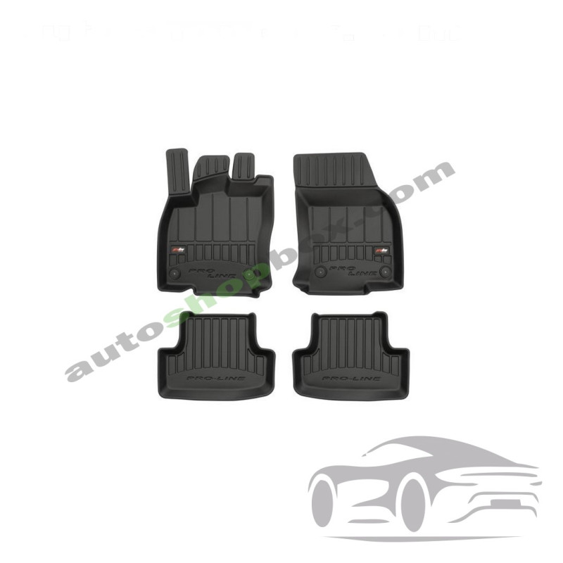 3D Оригинални гумени стелки FROGUM AUDI Q2 06.16-, Crossover, (before lift)