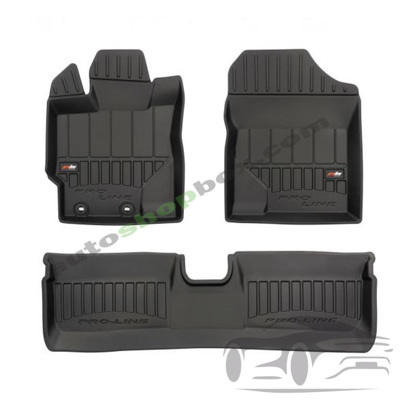 3D Оригинални гумени стелки FROGUM TOYOTA YARIS, YARIS/HATCHBACK 12.10-06.20, Hatchback