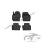 3D Оригинални гумени стелки FROGUM VOLVO V70 III 04.07-04.16, Station wagon