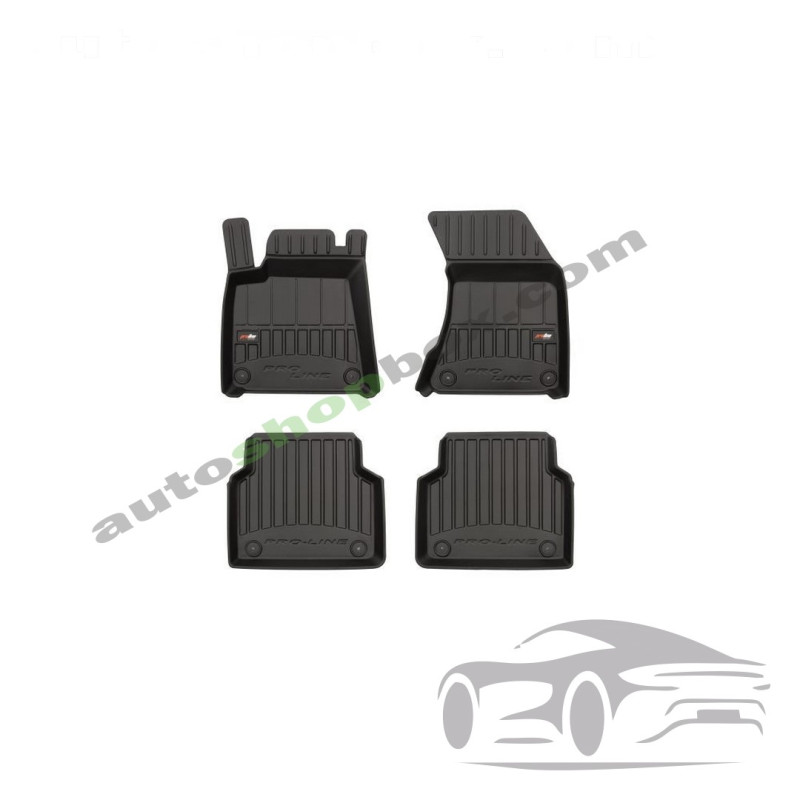 3D Оригинални гумени стелки FROGUM AUDI A8 D4 11.09-01.18, Saloon