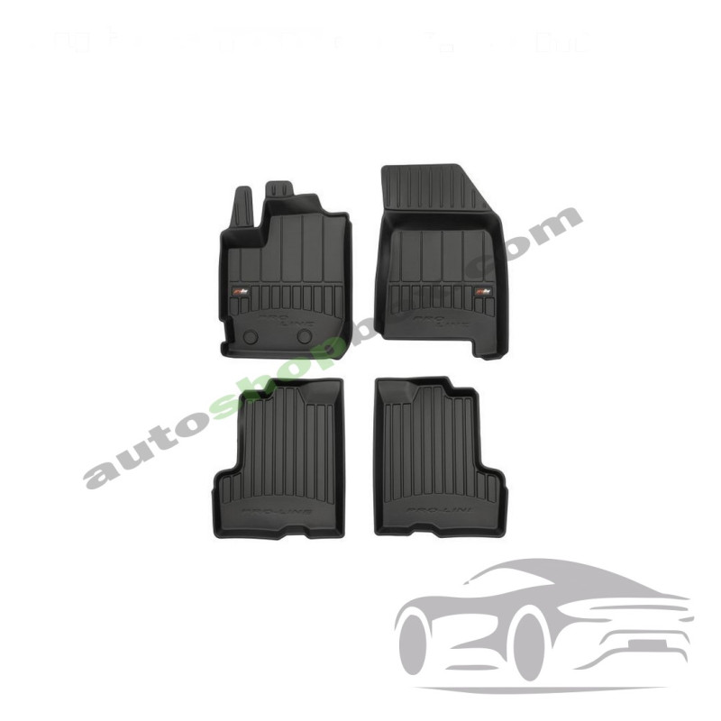 3D Оригинални гумени стелки FROGUM DACIA DUSTER, DUSTER/SUV; RENAULT DUSTER 06.15-, SUV, version: Standard, (does not fit / for version / PRESTIGE)
