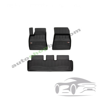 3D Оригинални гумени стелки FROGUM TESLA MODEL 3 01.17-, Hatchback
