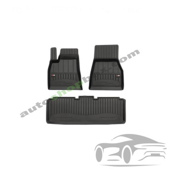 3D Оригинални гумени стелки FROGUM TESLA MODEL S 09.12-, Saloon