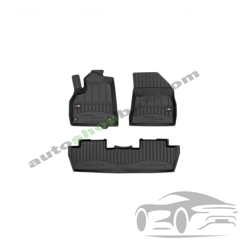 3D Оригинални гумени стелки FROGUM PEUGEOT 5008 06.09-03.17, Minivan