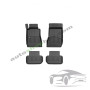 3D Оригинални гумени стелки FROGUM MERCEDES CLK (C209) 06.02-05.09, Cabriolet / Coupe